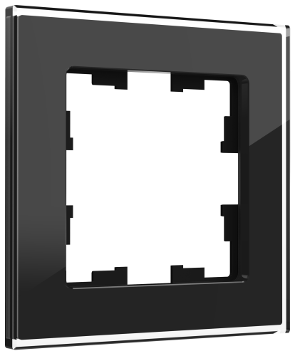 Рамка универсальная IEK Brite РУ-1-2-БрЧ 1-м. стекло черный фото Рамка универсальная IEK Brite РУ-1-2-БрЧ 1-м. стекло черный картинка